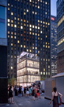 Cellophane House: Night Image